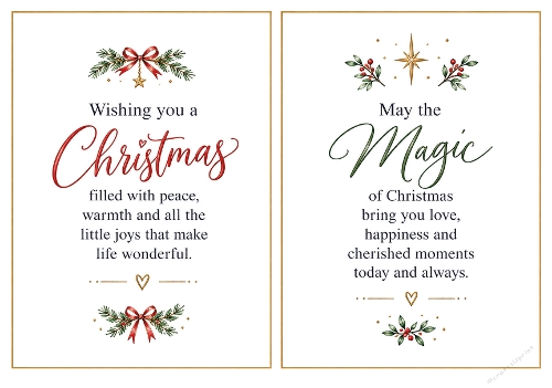 Christmas Phrases Insert 5