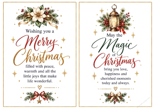 Christmas Phrases Insert 6