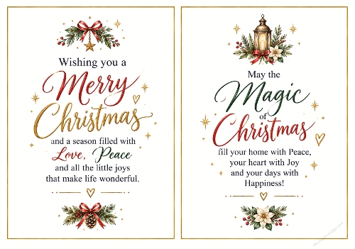 Christmas Phrases Insert 7