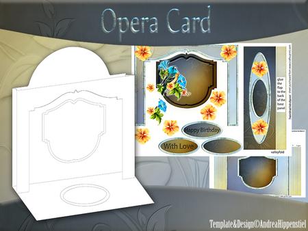 Opera Card Blue Bird