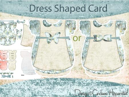 Dress Shaped Card Beauty