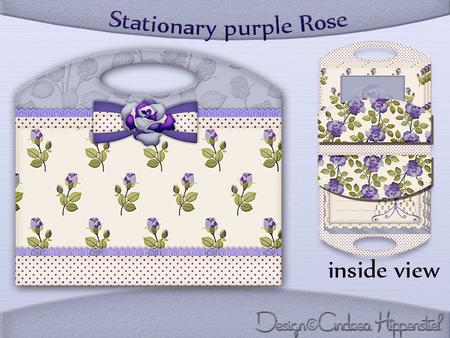 Stationary Purple Rose