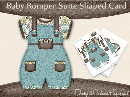 Baby Romper Shaped Card Paradise