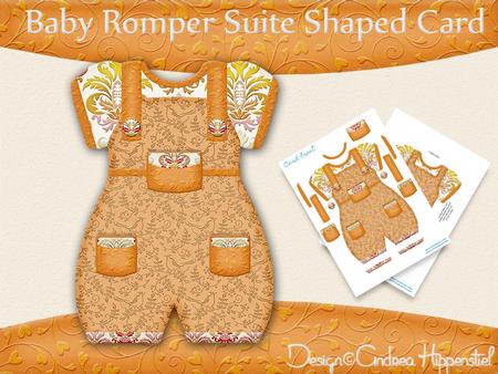 Baby Romper Shaped Card Paradise