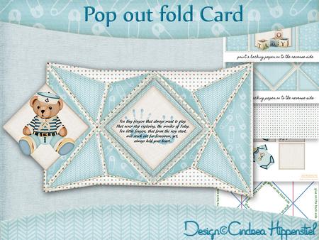 Pop Out Card Baby Boy