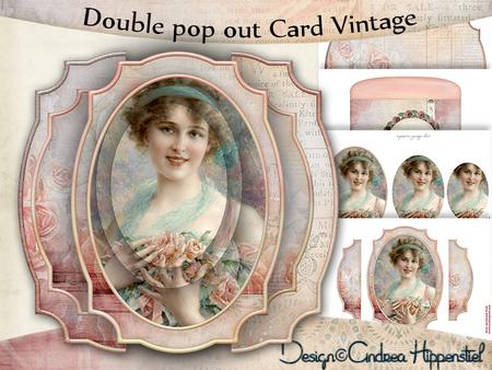 Double Pop Out Card Vintage