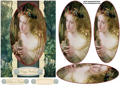 Card Topper Fairy