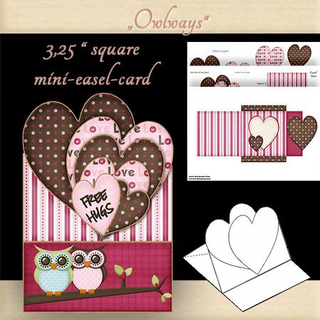 Mini Easel Card Owlways