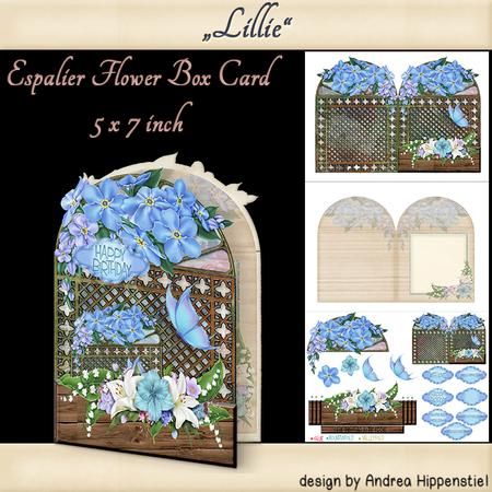 Espalier Flower Card Lillie
