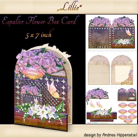 Espalier Flower Card Lillie 1