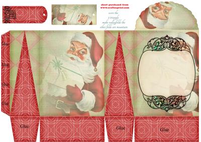 Pinch Bag Santa
