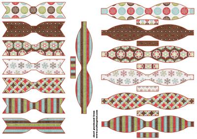 Paper Bows Classic Christmas