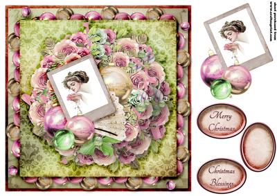 Christmas Topper Christmasrose