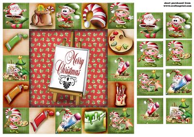 Christmas Topper Painting