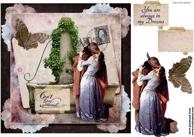 7.5 x 7.5 Card Topper in My Dreams