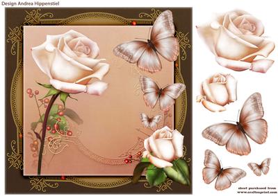 7.5 x 7.5 Card Topper Golden Lights