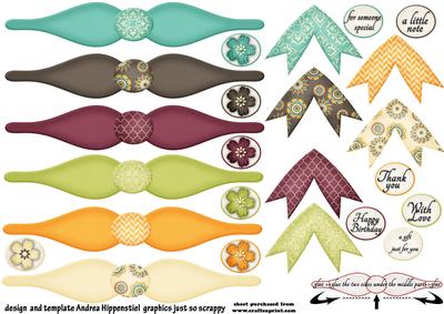 Paper Bows 2 x 2.5 5