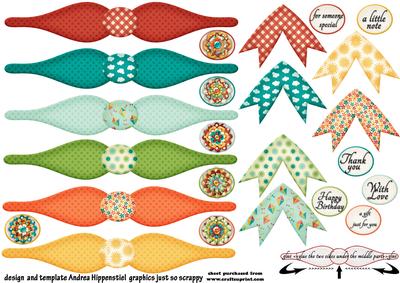 Paper Bows 2 x 2.5 7