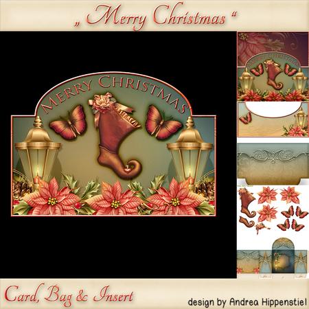 Plaque Card with Bag Christmas Light