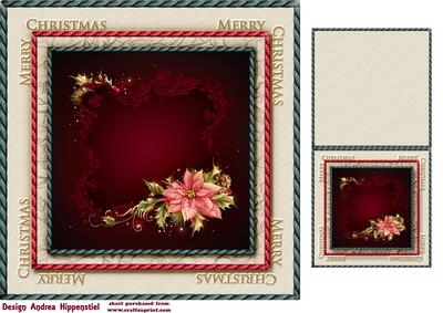 7.5" Card Topper & Gifttag Christmas 10