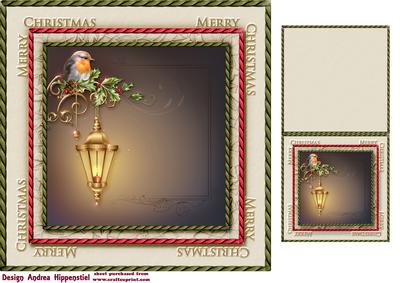 7.5" Card Topper & Gifttag Christmas 11