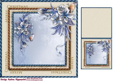 7.5" Card Topper & Gifttag Christmas 16