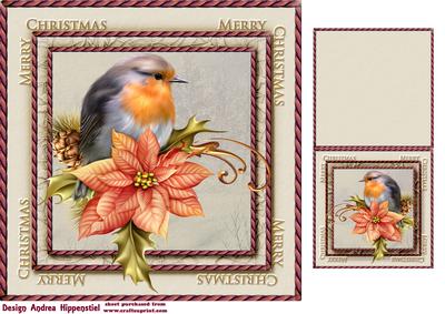 7.5" Card Topper & Gifttag Christmas 21