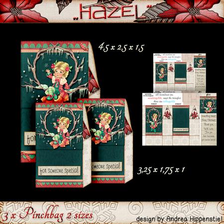 3 Pinchbags Hazel