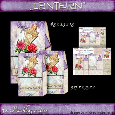 3 Pinchbags Lantern