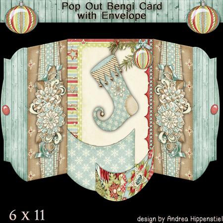 Pop Out Bengi Card Stocking