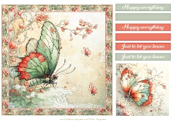 Beautiful butterfly soft tones 3