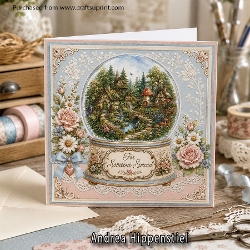 Woodland Wishes Dome Card 1