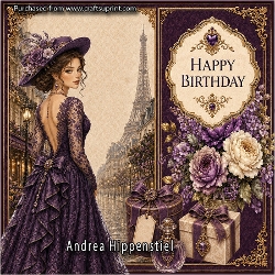 The Lady in Purple