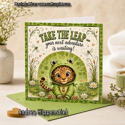 Hello little baby leopard
