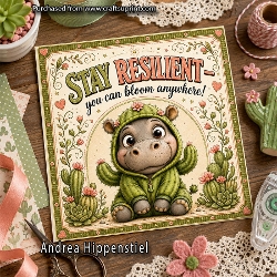 Hello little baby hippo-cactus