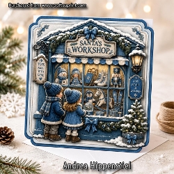 Christmas Workshop blue