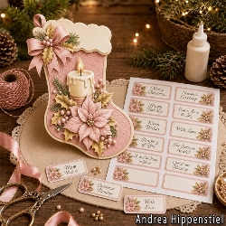 Christmas Stocking Rosa