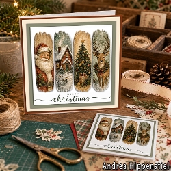 **Brushstroke** Christmas Card Classic