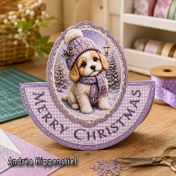 Rocker Card cute dog 