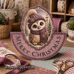 Rocker Card cute Owl