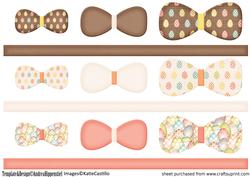 Mix and Match Bows Easter Eggs