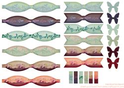 Bows with Lovely Pattern