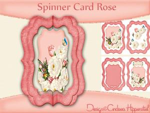 Spinner Card Rose