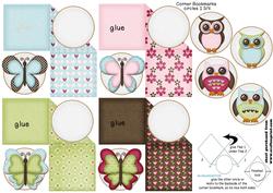Corner Bookmark Owl