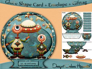 Globe Shape Card Space