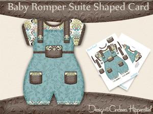 Baby Romper Shaped Card Paradise