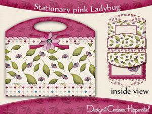 Stationary Pink Ladybug