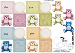 Corner Bookmark Teddy Bear