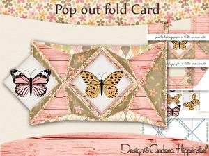 Pop Out Card Rose 1