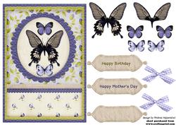 Card Topper Butterflies